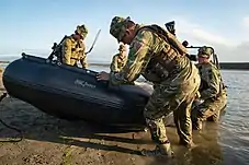 NZ Army soldiers the NZMTP uniform during training.