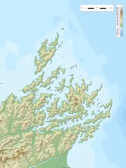 Location within the Marlborough Sounds