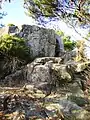 Tenguiwa Rock on the top of Mount Nagamine (11/2008)