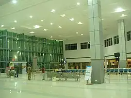 Airport terminal interior