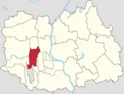 Location of Nanfaxin Area within Shunyi District