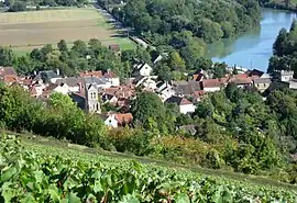 A general view of Nanteuil-sur-Marne