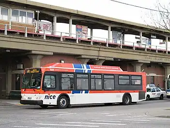 The Nassau Inter-County Express N4 bus to Jamaica