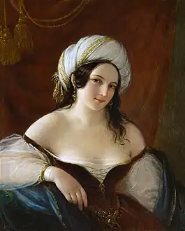 Odalisque, 1845, Museo Revoltella, Trieste.