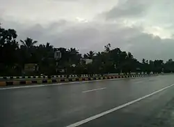 National Highway at Kasimkota