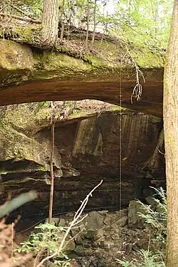 View of the natural arches.