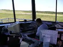 Located in the old ATC tower