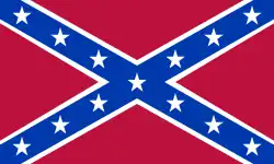 Naval jack of the Confederate States from 1863 to 1865