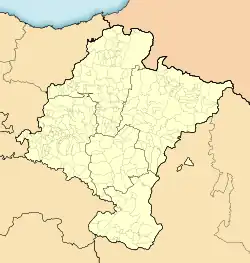 Map of Eslava, Navarra