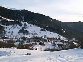 A general view of Notre-Dame-du-Pré, in winter