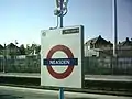 Platform 1 looking east from a northbound Jubilee line train