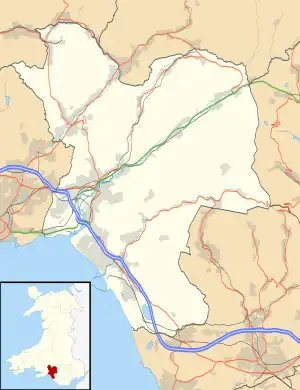 Crynant is located in Neath Port Talbot