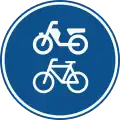 G12a: Route for pedal cycle and mopeds only