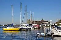 Kager Lakes with a dock