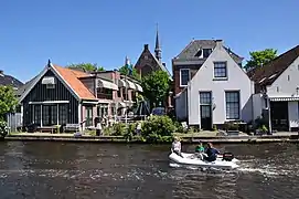 Town centre on the Old Rhine.