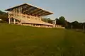 Main Tribune of the Racecourse for horses/Galopprennbahn Düsseldorf