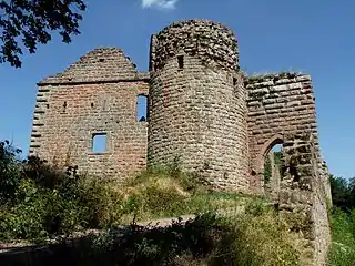 Gate tower from the outside