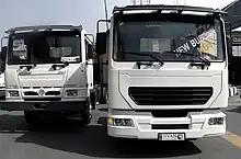 Saipa Diesel New Budsun NB8 (right) vs. Saipa Diesel Budsun (left)