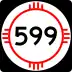 State Road 599 marker