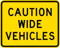 (PW-44.1) Narrow Bridge, wide vehicles use caution