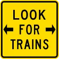 (PW-59) Look both ways for trains before crossing