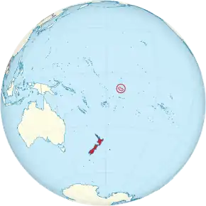 Location of Tokelau