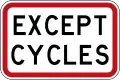 (R3-5.2) Except Cycles