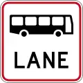 (R4-7) Bus Lane