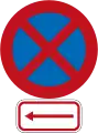 No Stopping (on the left of this sign)