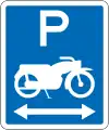 (R6-51.1) Motorcycle Parking (on both sides of this sign)