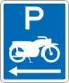 (R6-51.1) Motorcycle Parking (on the left of this sign)