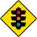 (W10-4) Traffic lights ahead (1987–2016)