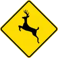 (W18-3.3) Watch for animals (deer)