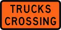 (TW-2.7) Trucks Crossing