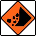 (TW-3) Falling rocks or debris on right