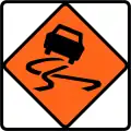 (TW-4) Slippery road