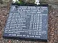 New Republican Plot.  Plaque dedicated to the ten men who died on Hunger Strike in the H Blocks of Long Kesh in 1981