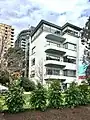 Newburn Flats, Melbourne. Completed in 1941; designed by Frederick Romberg and Mary Turner Shaw in 1939.