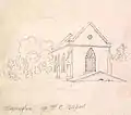 Newington House Chapel, undated drawing.