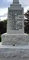 Newmachar War Memorial - Names