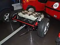 Nickel-cadmium battery of a Peugeot electric car