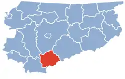 Location within the voivodeship