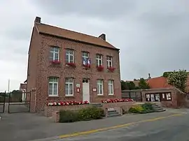 The town hall of Nielles-lès-Ardres