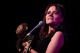 Briton Nina Conti with Monkey in 2010