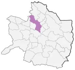 Location of Nishapur County in Razavi Khorasan province