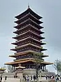 View of the Foding Pagoda