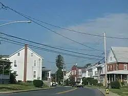 Noble Avenue in Shoemakersville