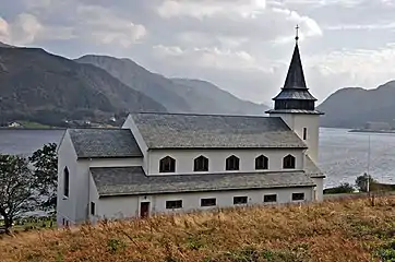 View of the present church