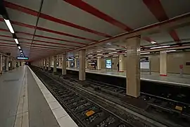 Platform looking north.