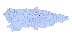 Location of Noreña